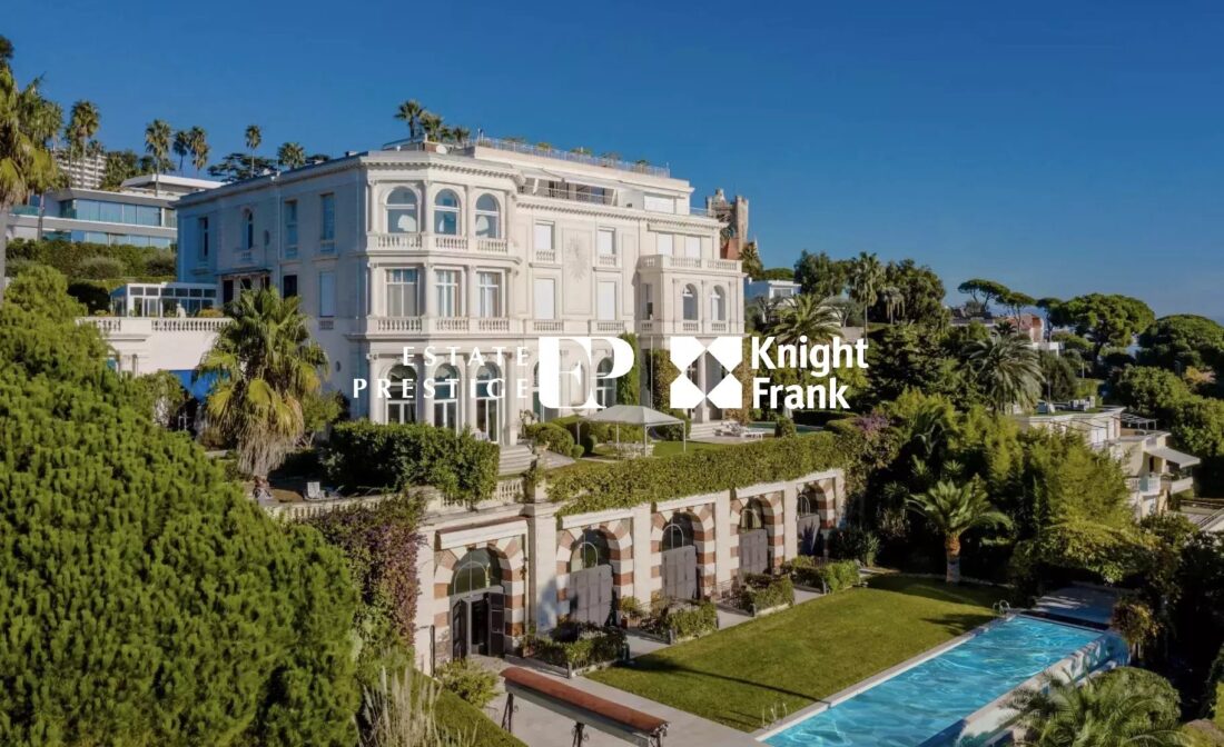 CANNES – Superbe appartement/villa Belle Époque avec vue mer panoramique, piscine et jardin privatif