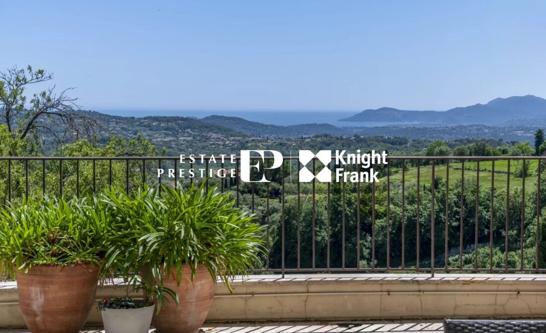 CHATEAUNEUF-DE-GRASSE – Un appartement avec vue sur la mer et grande terrasse
