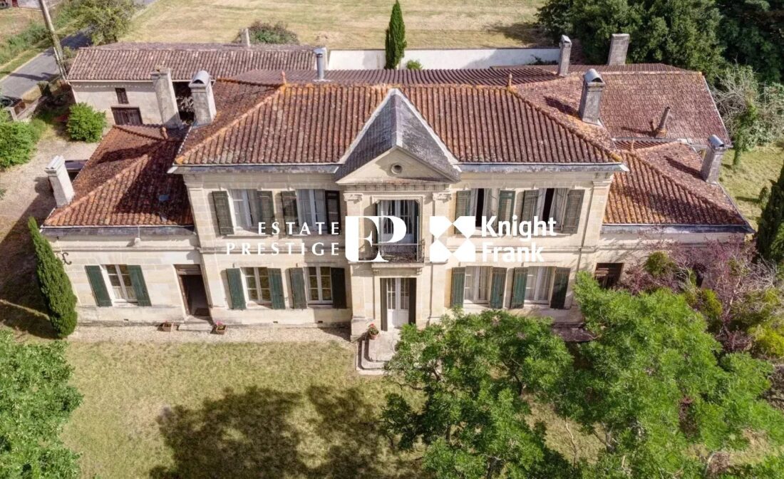 CAMPAGNE BORDEAUX – Demeure au cœur d’un écrin de verdure