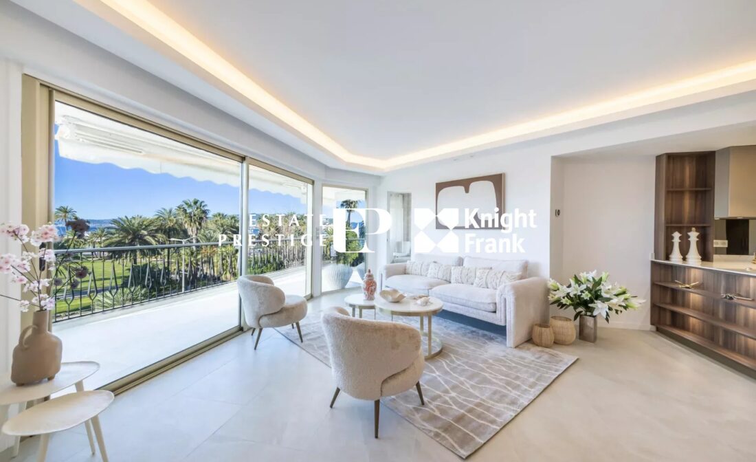 CANNES CROISETTE – Appartement 3 pièces entièrement rénové