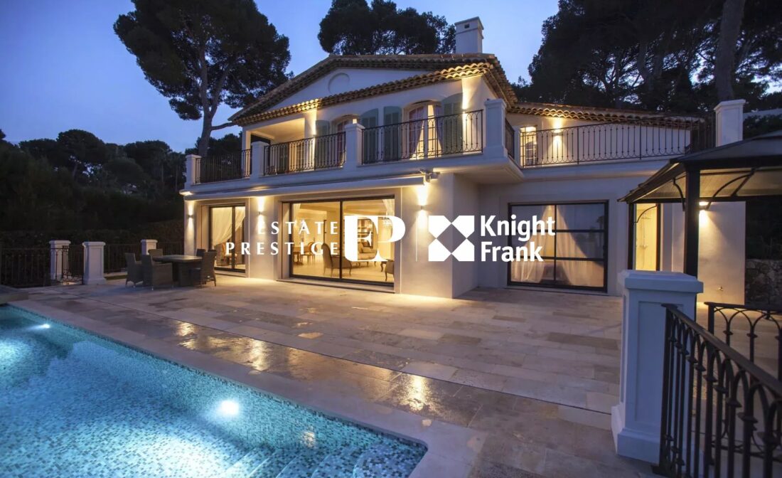 CAP D’ANTIBES – VUE MER PANORAMIQUE – VILLA NÉO-PROVENÇALE
