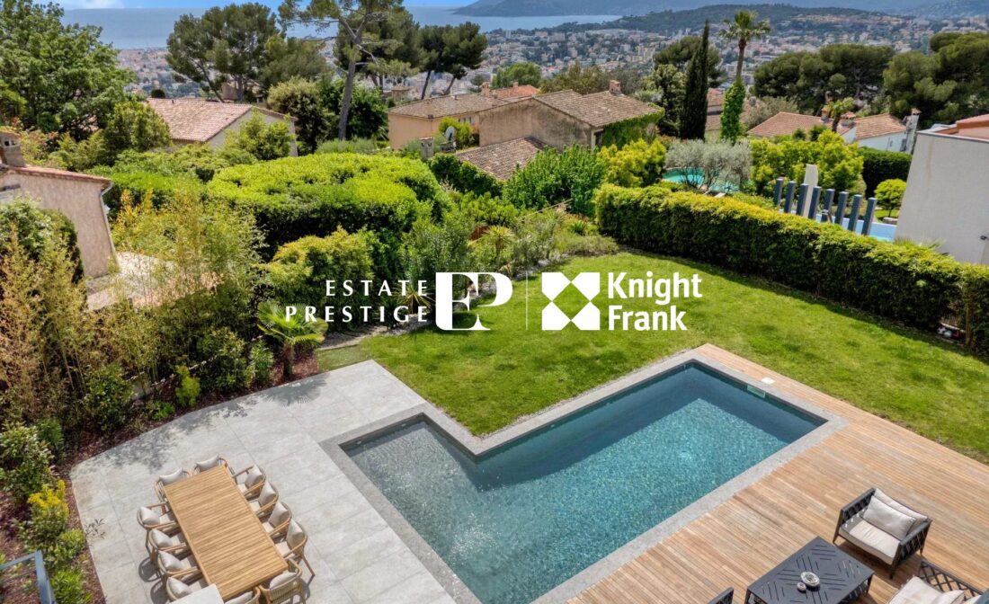CANNES – Superbe villa avec vue mer