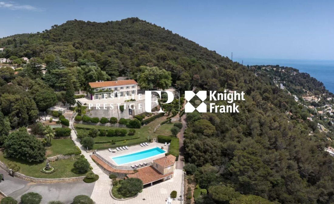 15 min de Monaco et 5 min de Nice : exceptionnel domaine de 3 HA avec piste d’hélicoptère