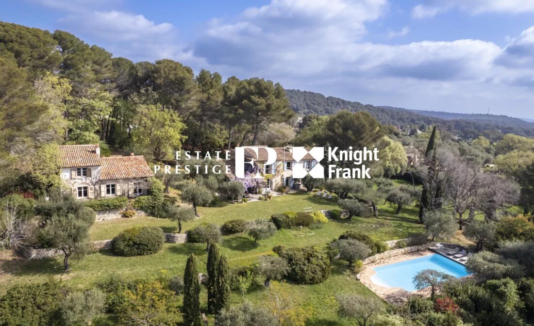 Mougins – Grande propriété avec vue sur la mer et le village